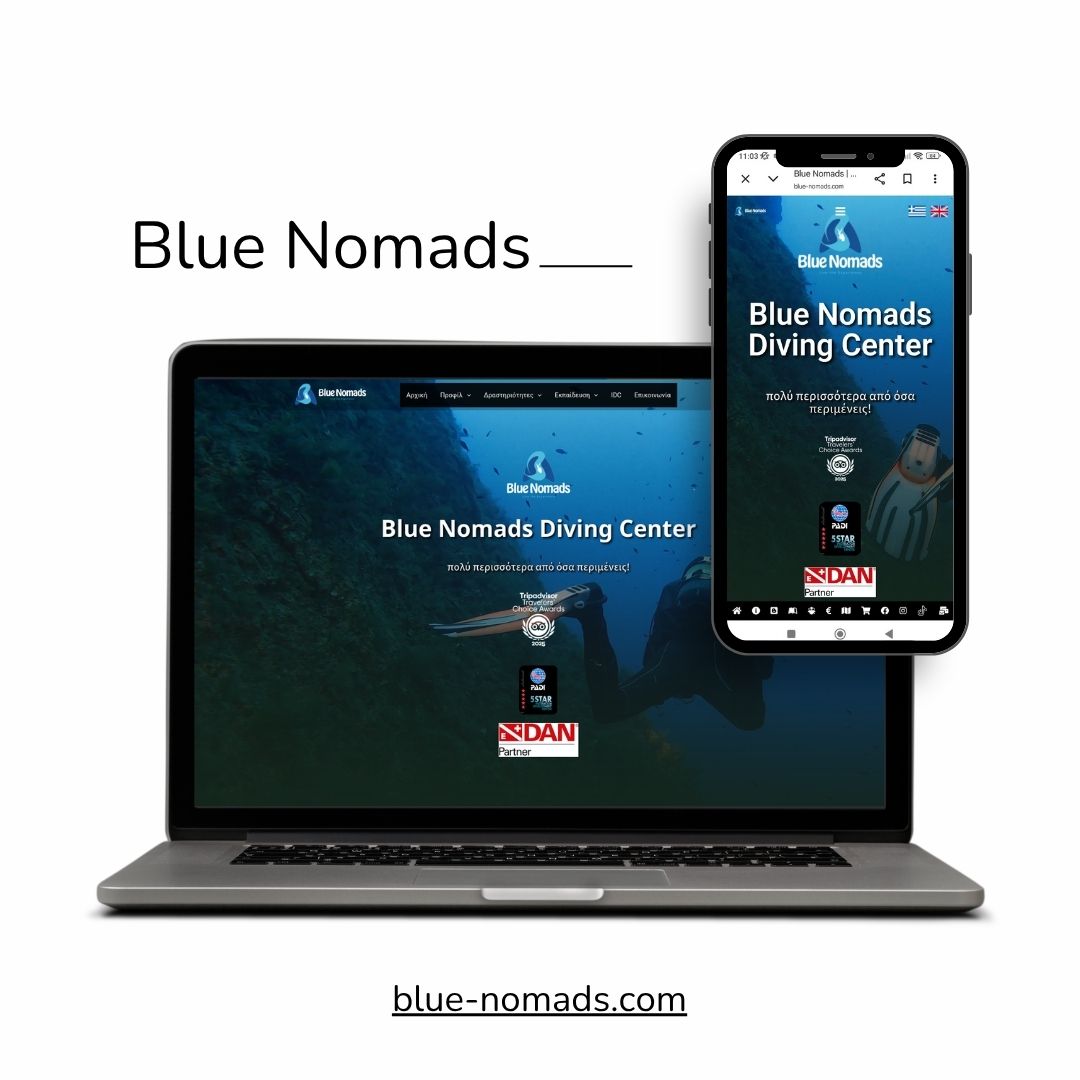 Blue Nomads mockup