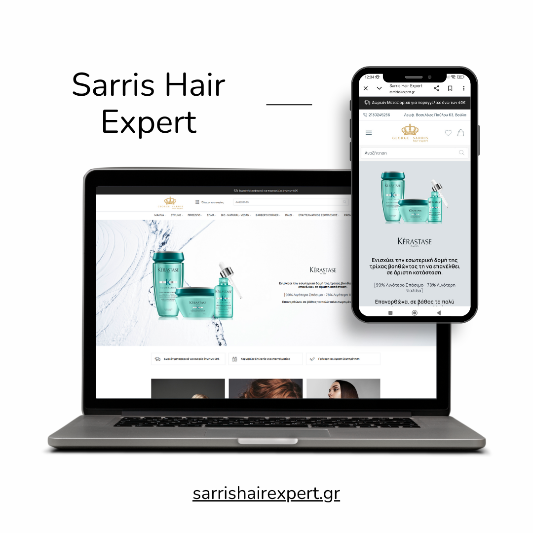 sarris hair expert mockup